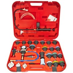 Набор приспособлений для тестирования систем охлаждения 0-2.5Bar 27 предметов в кейсе эврика ER-86715