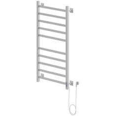 Полотенцесушитель Электрич. кабельный Ника STEP-2 100/50 RAL9016 белый матовый правый тэн Nika