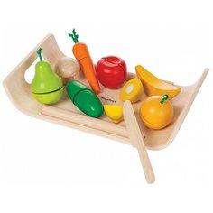 Деревянные фрукты и овощи PlanToys 8 предметов (3416)