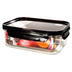 LocknLock Контейнер Modular 0.91 л. LBF404, 13.6x19 см, прозрачный/черный