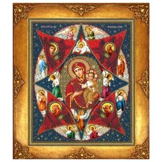 Набор для вышивания бисером Русская искусница Неопалимая Купина, 26*31 см (РУС. ИСК.501)