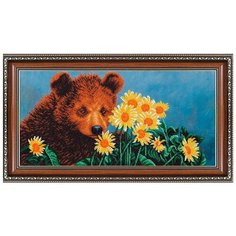 Набор для вышивания бисером Магия канвы Мишутка, 57*28 см (МК. Б225)