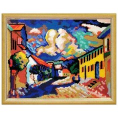Набор для вышивания полукрестом Borovsky&Sons Quick Tapestry, Мурнау: Летний пейзаж, 36*47 см (TL54) Brvsk