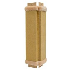 Дарэлл Angled Cattle Beige Когтеточка угловая ковролин с пропиткой, бежевый 57x24x2 см