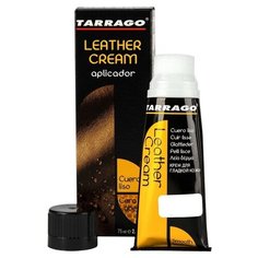 (TCO87/75) TARRAGO - 006 Крем тюбик с губкой Leather cream, большой, 75мл. (dark brown)