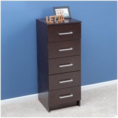 Комод Lite 5 ящиков Венге 350х890х354 Letta