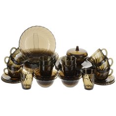Столовый сервиз Luminarc Ocean Eclipse L5110, 6 персон, 45 предм., коричневый