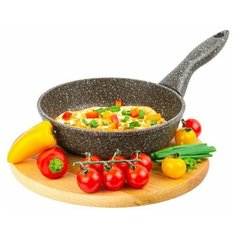 Сковорода глубокая гармония вкуса "Коричневый опал", 18 см Elan Gallery