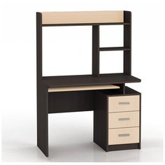 Стол компьютерный СМ Мебель СК-3 венге/млечный