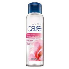 Освежающий тоник для лица AVON "Лепестки розы. Очищение", 100 мл / очищающий для всех типов кожи / увлажняющий / для проблемной кожи / для чувствительной кожи / для подростка / от черных точек