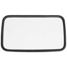 Зеркало боковое ЗИЛ,ГАЗ основное сферическое с подогревом 302х180мм 12V круговой обзор V4(ZL-133H) пласт.корпус