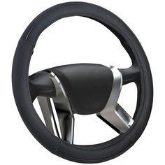 Оплетка на руль Azard "Bold Vinil", виниловая, цвет: черный, диаметр 40 см