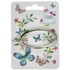 Lukky Fashion заколка для волос Овал, 1шт