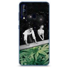 Силиконовый чехол "Ковер самокрут" на Samsung Galaxy A60 / Самсунг Галакси А60 Case Place