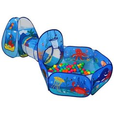 Палатка Наша игрушка Комплекс J1088/643844, синий