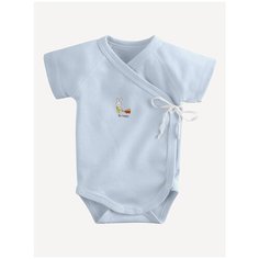 Боди Наша мама размер 56, голубой