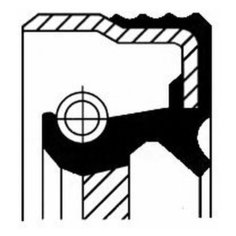 Сальник коробки передач Corteco 01033870B для BMW 3 серия E46, E90, E91, E92, E93, 5 серия E39, E60, E61, 6 серия E63, E64,