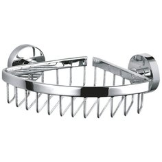 Мыльница угловая металлическая (хромированная), RAV-SLEZAK, COA0302