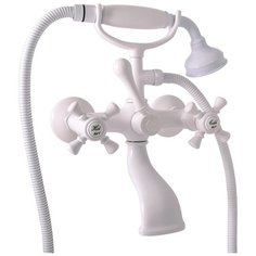 Смеситель RAV Slezаk Morava retro для ванной, с душевым комплектом, керамический переключатель