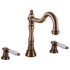 Смеситель RAV Slezаk Morava retro для умывальника, на три отверстия