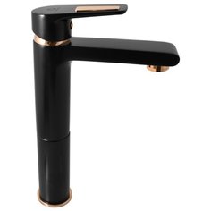 CO330.5CMATZ Colorado - смеситель для умывальника высокий, цвет черный матовый/золото Slezak RAV