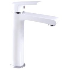 CO130.5BC Colorado - смеситель для умывальника высокий, белый глянцевый/хром Slezak RAV