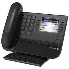 Телефон Alcatel-Lucent Ent Телефонный аппарат 8068s WW Premium Deskphone Moon Grey, 3,5" 320x240 Color display, Wide Band Corded Confort Handset, Bluetooth 4.1 enabler, Alphabetic Keyboard, Jack 3,5 mm 4 poles, USB, 101001000 PC Connectivity POE