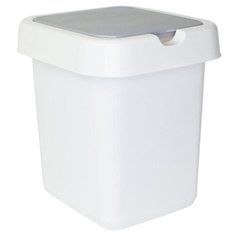 Контейнер для мусора Квадра 9 л белый Svip