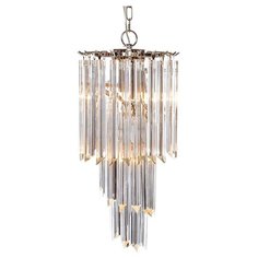 Люстра Garda Decor 20MD3399-4NI, E14, 160 Вт, кол-во ламп: 4 шт., цвет арматуры: хром