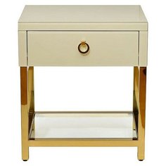 Тумба прикроватная Garda Decor KFC763/KFC763E7, ШхГхВ: 45х40х51 см, цвет: бежевая