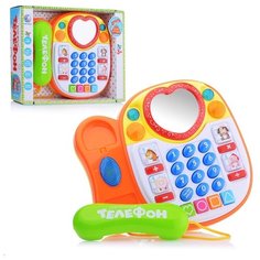 Развивающая игрушка Tongde 6014B "Телефон", на батарейках (6014B)
