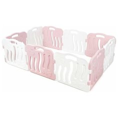 Манеж-ширма Ifam Shell большой розовый/белый