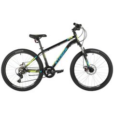 Подростковый горный (MTB) велосипед Stinger Element Evo 24 (2021) черный 12" (требует финальной сборки)