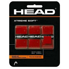 Овергрип Head Xtreme Soft (красный), арт.285104-RD, 0.5 мм, 3 шт, красный