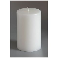 Свеча декоративная Мир свечей Столбик белый, 8х12 см 1 шт.