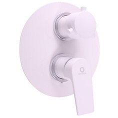 Смеситель RAV Slezаk Colorado для ванной, душа скрытого монтажа с керамическим переключателем,белый/хром