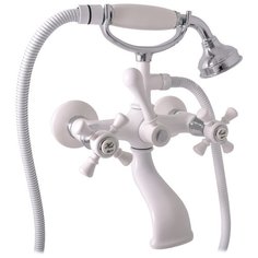 Смеситель RAV Slezаk Morava retro для ванной, с душевым комплектом, керамический переключатель