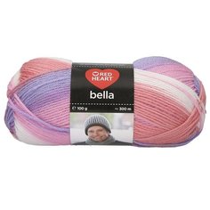 Пряжа Red Heart "Bella", 10 мотков по 100 грамм, 300 м, цвет: 01003 леденцы (секционный) (количество товаров в комплекте: 10)