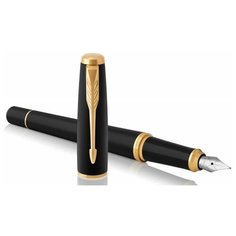 Ручка перьевая Parker Urban Core F309 1931593 Muted Black GT F перо сталь нержавеющая подар. кор.