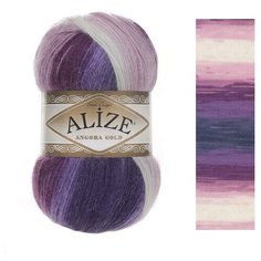 Пряжа Alize Angora gold batik (Ангора Голд Батик) 2630 20% шерсть, 80% акрил 100г 550м 5 шт