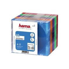 Коробка Hama на 1CDDVD H-51166 Slim Box разноцветный упак.25шт