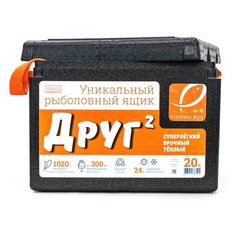 Ящик для рыбалки Camping World Друг-2 20 л черный