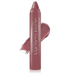 BelorDesign помада-карандаш для губ Satin Colors полуматовая, оттенок 4 коричневый
