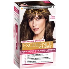 LOreal Paris Excellence стойкая крем-краска для волос, 4.00 каштановый