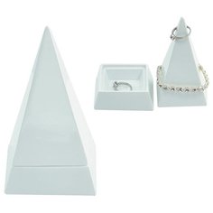 Белая пирамида для ежеденвного украшения, серия - Stackers LC Designs