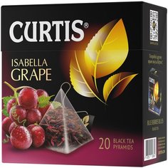 Чай черный Curtis Isabella Grape в пирамидках, 20 шт., 1 уп.