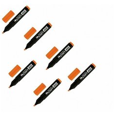 Текстовыделитель STAFF "STICK", ОРАНЖЕВЫЙ, 1-4 мм, 151500 (6 штуки) 151500-6