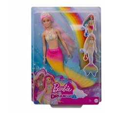 Кукла Mattel Barbie русалочка меняющая цвет с разноцветными волосами