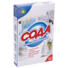 Сода кальцинированная Флора 600 гр в коробке Flora