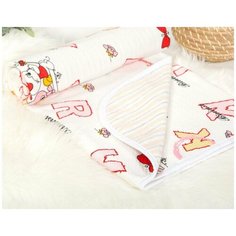 Детское одеяло-покрывало "Арт Постель" трикотаж; Буквы;Размер: Ясли Артпостель